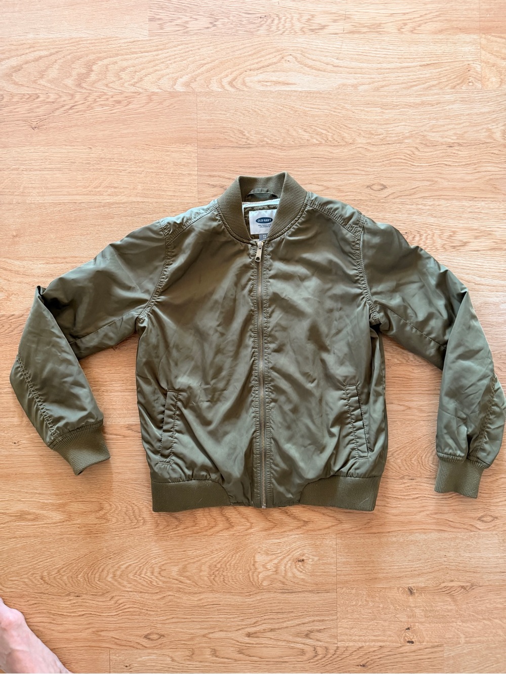 Old Navy Olive Green Bomber Jacket